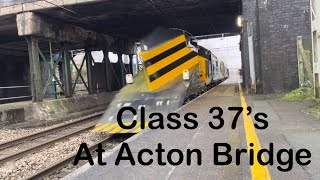 Incredible Class 37's with Snow Ploughs: You Won't Believe Your Eyes!