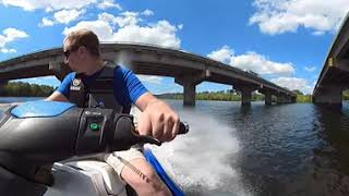 Headed West on Lake Gaston towards I-85 for the first time on August 31st, 2022 in the afternoon. P2