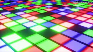 VJ LOOP 99 - 4K - 30 min - Live Wallpaper & Background - Red, Green & Blue Square Flashing Lights