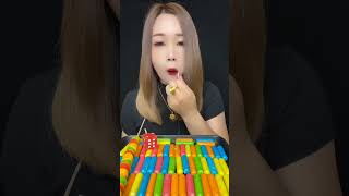 Satisfying mukbang of fun candies 😍 ASMR sweet experience #shorts