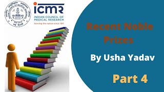 List of Recent Noble Prizes || ICMR Oriented Practice Question || #ICMR