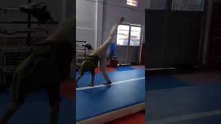 cartwheel to back walkover