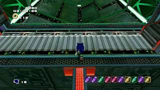 Playing sonic adventure 2