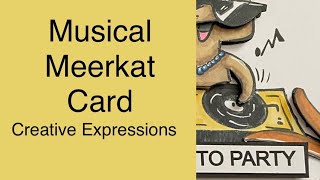 Musical Meerkat Card #cardmaking #ohuhu