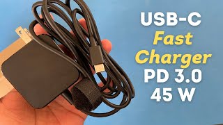 Review of 45W Fast Charge, PD 3.0 for Nintendo Switch, Laptops & More!