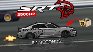 Building the Dodge charger SRT hellcat in pixel car racer  | 6.1 sec | PIXEL CAR RACER