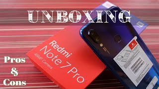 Redmi Note 7 Pro Unboxing  & Hands On Review!! with Pros & Cons