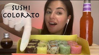 ASMR ITA | IN QUESTO VIDEO NON CI SARANNO TAGLI 😱  SUSHI EATING 🍣