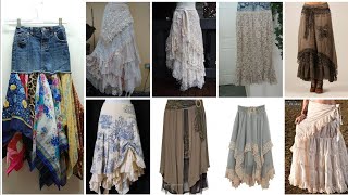 women casual wear A-lin long skirts design/trendy long flayed maxi skirts for every occasion