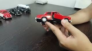 Red Old Fiat Diecast toy car