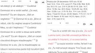 sambata 23 dec 2023 ora 20:30  - transmisiune in direct predica inregistrata