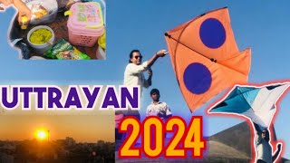 UTTRAYAN 2024| Badi Patang 🪁 1st time 🤩Full Moj ✔️