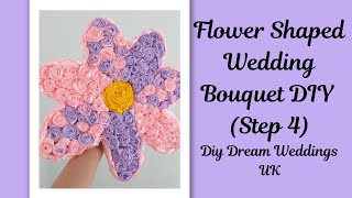 Flower Shaped Wedding Bouquet (Step 4)