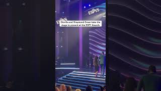 Glorilla & Draymond Green take the stage to present at the ESPY Awards #glorilla #draymondgreen #nba