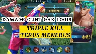 pantesan clint selalu di ban RANK CLINT #mobilelegends #clint