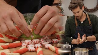 Chris McNally and WCTH cast on Christmas Cookie Matchup | Lucas Bouchard Hearties