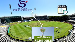 ICC Under-19 Men's Cricket World Cup 2024 full schedule |U19 Men's WC ||Cricket World