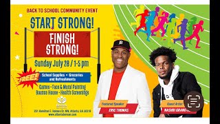 Back to School Community Event - Special Guest Eric Thomas & Nashbi Grand-Jean