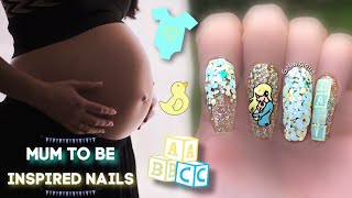 Mum To Be Inspired Nails: V's Nail Art Supplies Glitter Mix