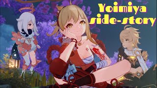 Story Quest Of Yoimiya -full route(all cutscene's) JP dub/eng sub- Genshin Impact