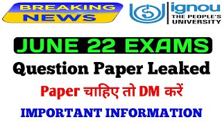 {Breaking News} ignou Question Paper Leak, Paper chahiye to DM Karo, Big Fraud with all By TIPS GURU