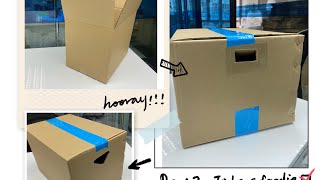 Simply & Easy to make handles for a carton box#shorts#搬屋紙箱