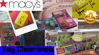 MACYS TOY CLEARENCE ** HUGE SAVINGS ** AS LOW AS $0.97 RUNNN!!