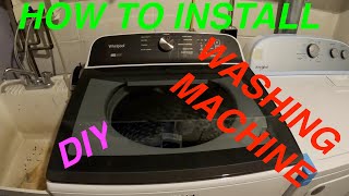 DIY INSTALL / REPLACE WASHING MACHINE