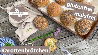 glutenfreie Karottenbrötchen / Food Waste / genial einfach / ohne Mais /glutenfrei backen mit Nadine