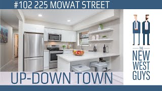 SOLD Oct 2020 - Fun Real Estate Video | Up-Down Town Debate | #102 225 Mowat Street, New West