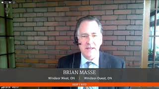 Brian Masse on Budget 2022 - On Needed Funds for City of Windsor and Businesses (Border Blockade)