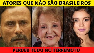 ATORES DA GLOBO QUE NÃO SÃO BRASILEIROS