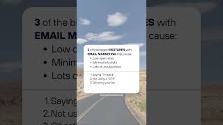 STOP MAKING THESE 3 EMAIL MISTAKES #shorts (Read more in the caption)