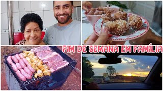 NOSSO FIM DE SEMANA NA CASA DA SOGRA|LEVEI UM MIMO PRA ELA+CAFÉ DA TARDE COM A MAMIS| Amanda Maria