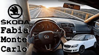 Skoda Fabia Montecarlo | 2014 1.6 TDI 105 HP | 4K TEST DRIVE POV |