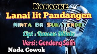 LANAI LIT PANDANGEN | NINTA SUKATENDEL | KARAOKE LAGU KARO | GENDANG SALIH | NADA COWOK