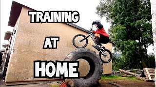 Training at home/ biketrial motivation 3 !