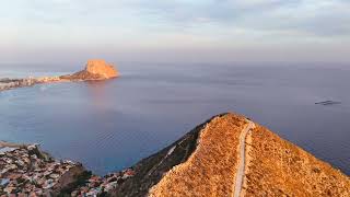 Spain Calpe Mirador Morro De Toix sunset