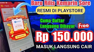 GRATIS !! DAFTAR DAPAT 150RIBU | Aplikasi Penghasil Uang 2024 - Game Penghasil Saldo Dana Tercepat