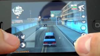 PETITE PRÉSENTATION DE GTA SAN ANDREAS SUR IPHONE 4S ! (sous iOS 7)