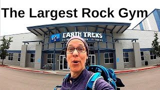 Earth Treks Climbing - A visit to the largest climbing gym in the US