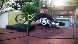 RACE FACE ATLAS DH mountain bike crank unboxing and overview