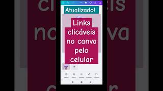 ✅Links clicáveis no canva