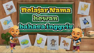 Belajar bahasa inggris ~ nama nama hewan