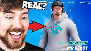 Trolling YouTubers with MrBeast Fortnite Skin!