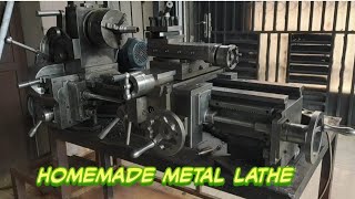 HOMEMADE METAL LATHE (feed gearbox,lead screw)