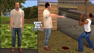 أخيرا وجدت المجنون ترايفر من قراند 5 في قراند سان أندرياس | GTA San Andreas Trevor Philips