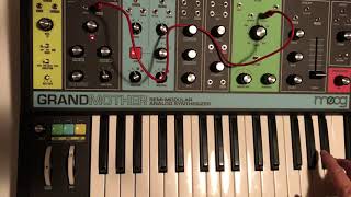 Moog Grandmother Sample and Hold