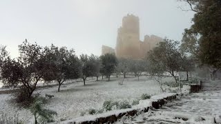 Neve a Mazzarino il 06 gennaio 2017