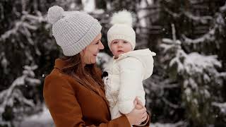 Adalynn's First Christmas and Blizzard | Flom Family shot on A7Siii